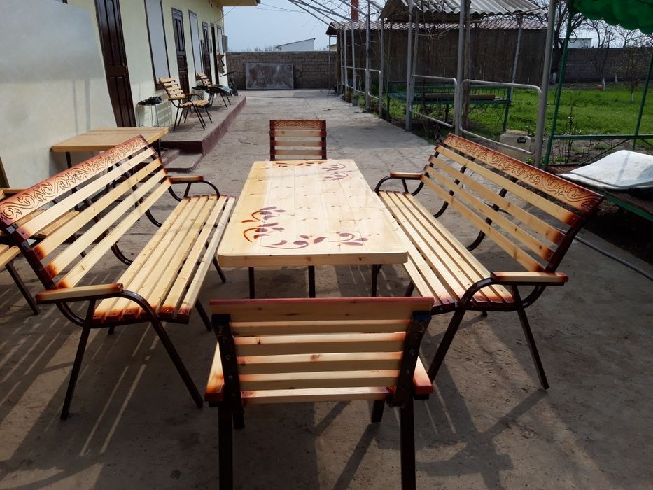 Стол стул дача ва ховли учун