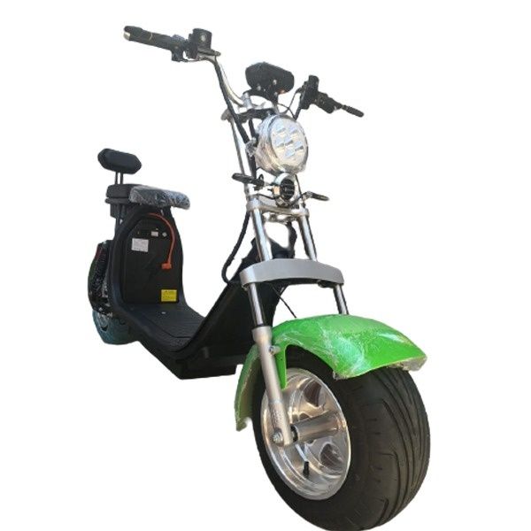 Scuter electric/Scuter Harley argint 1500W