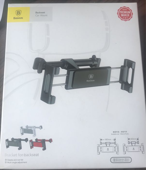 Стойка за телефон или таблет за задната седалка baseus