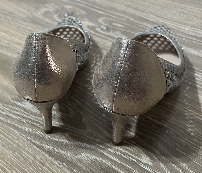 Туфельки блестящие летние