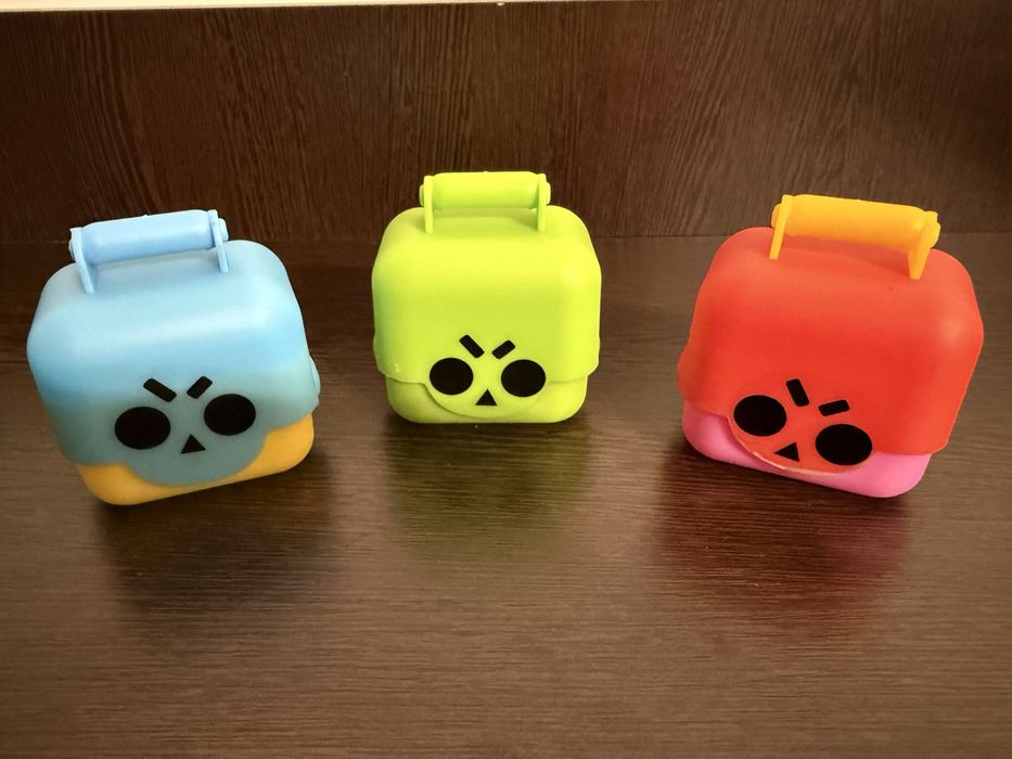 Brawlstars, Набор игрушечных боксов с фигурками, 3 шт