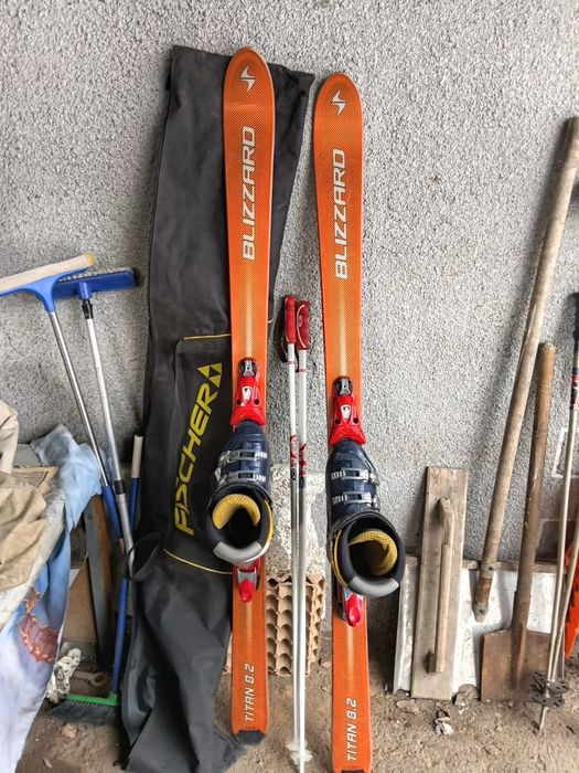 Лыжи Blizard с активными креплениями