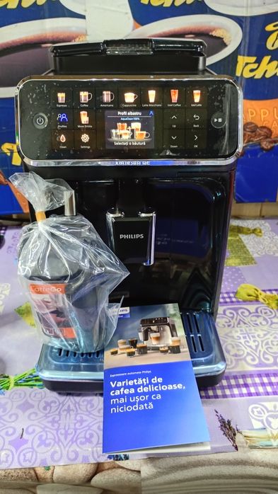 Expresor cafea Philips Latte Go 5500 câteva cafele, cana noua.!