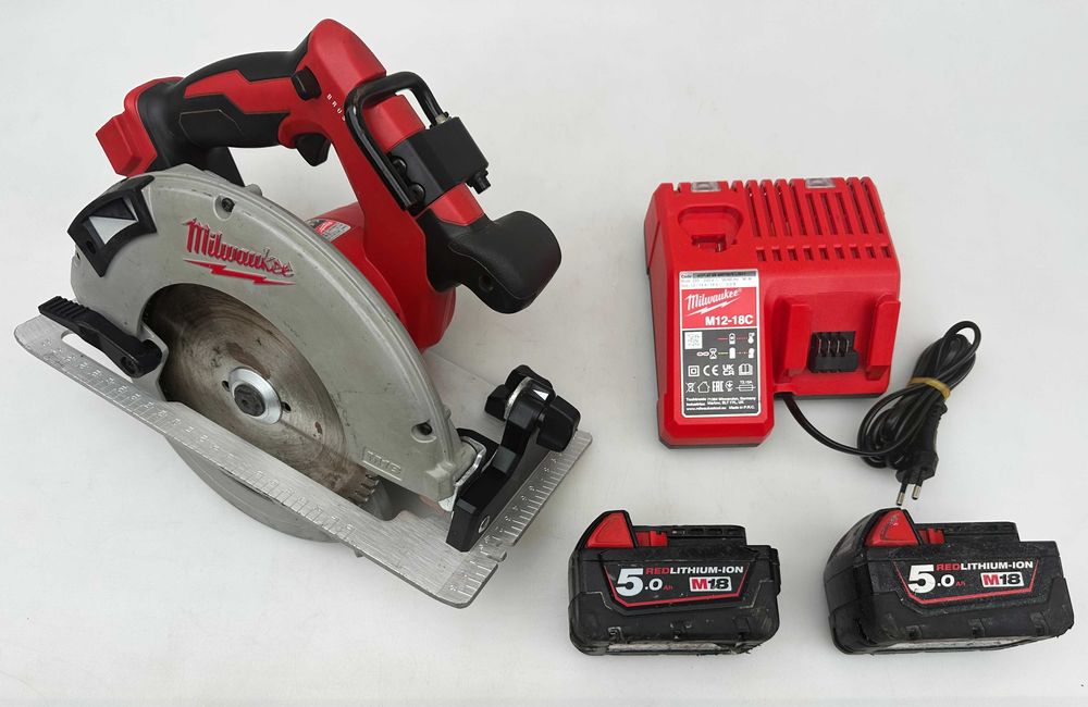 Milwaukee M18 BLCS66 - Акумулаторен безчетков циркуляр 2x18V 5.0Ah