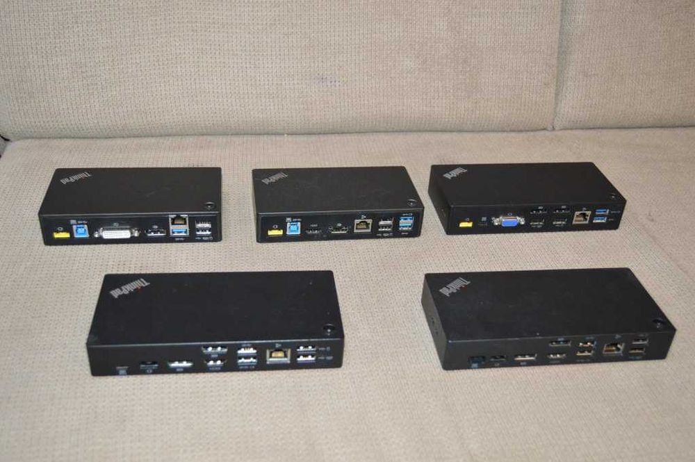 Stații de andocare Docking Lenovo ThinkPad – Modele USB 3.0 40A7, 40A8 și USB-C 40A9, 40AS, 40AY