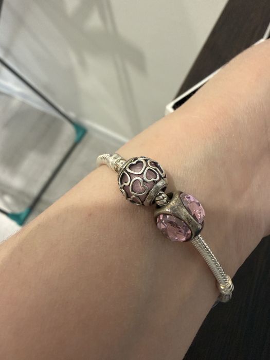 Шармы мальчик и девочка серебро Пандора