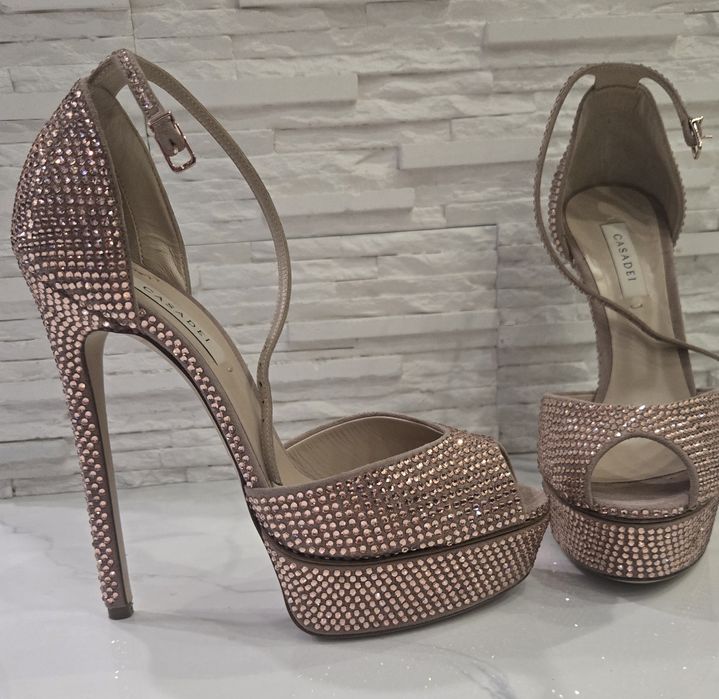 Casadei 37 номер с камъни Swarovski