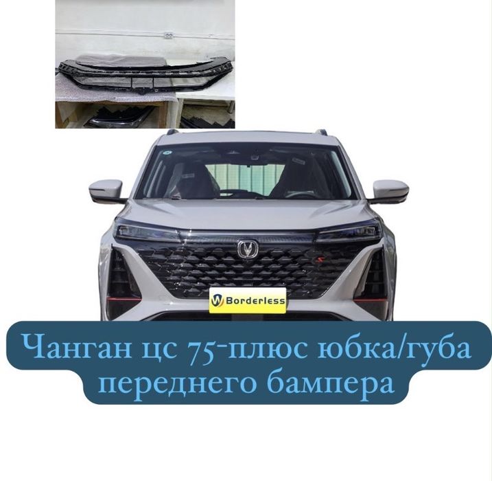 Чанган цс-75 плюс губа/юбка  переднего бампера/задний юбка за