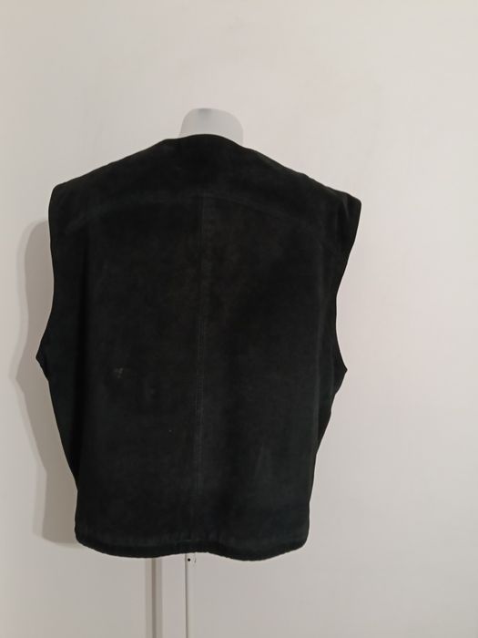Vestă piele întoarsă unisex