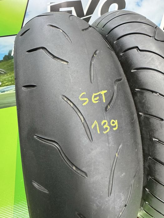 Set Anvelope Moto 120 70 17 si 180 55 17 Bridgestone Bt023 Set139