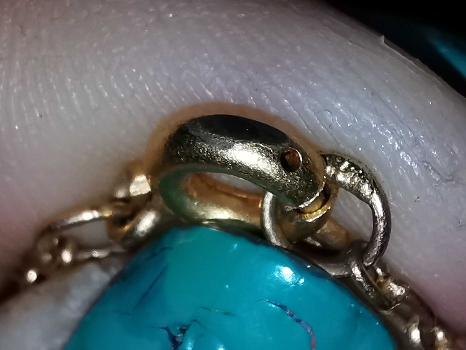 Medalion din aur de 9ct și cubic zirconia