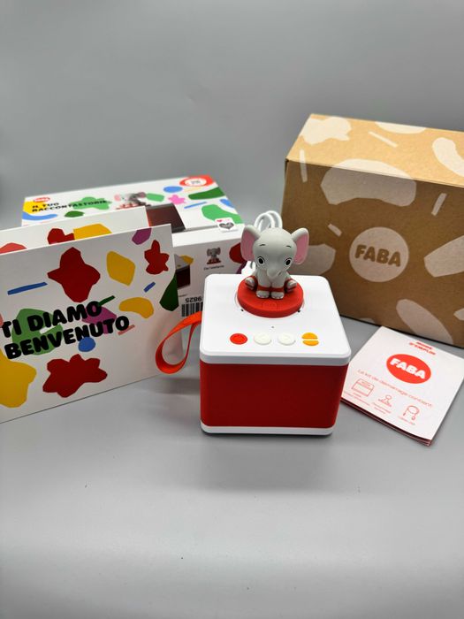 FABA детски аудио разказвач със слончето Ele, компект -италиански език