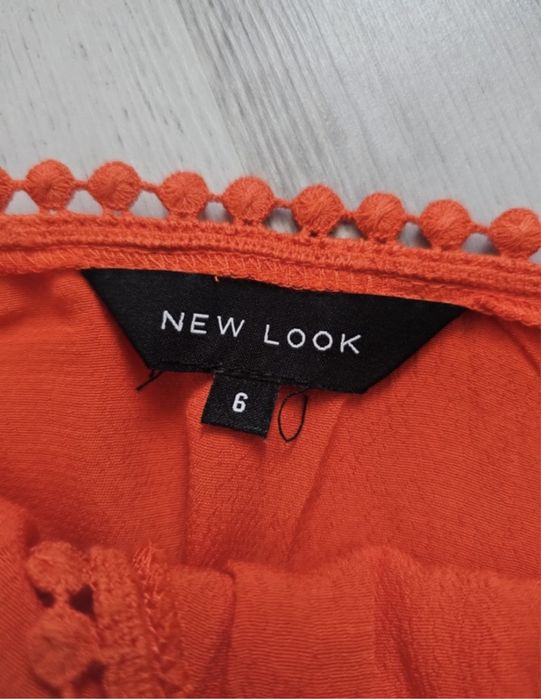 Salopeta orange New Look scurta XS