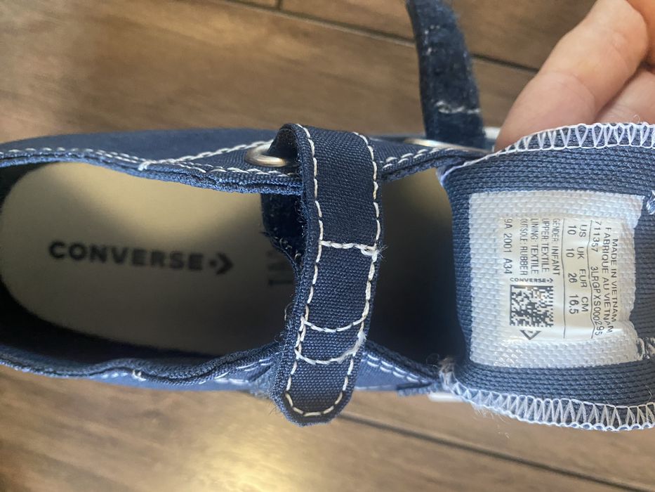 Чисто нови детски обувки Converse, Тъмносини, 22