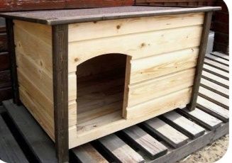 Изготовление домиков для собак