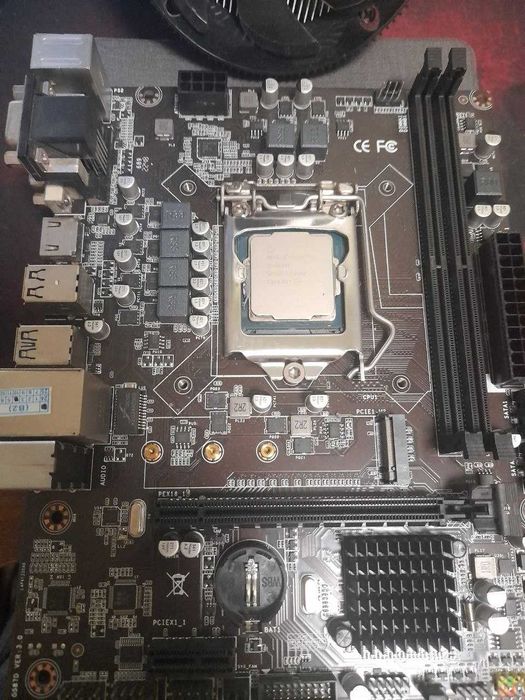 Продам комплект: Corex H510M + Intel Core i5-10400 + Cooler Master