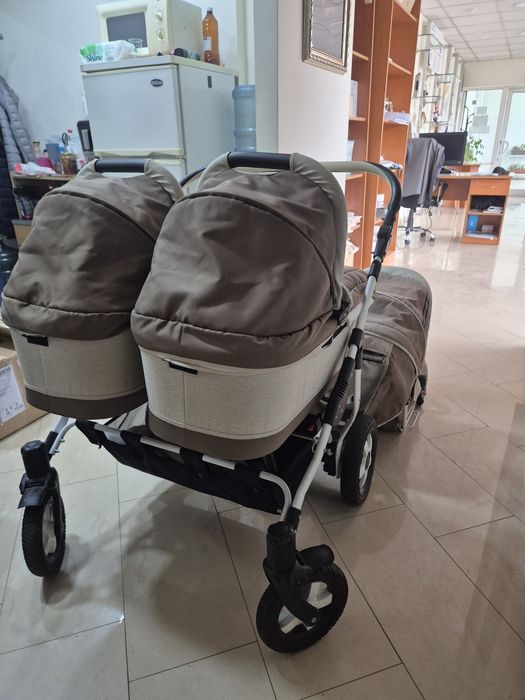 Детска количка за близнаци - NIO S-max Double