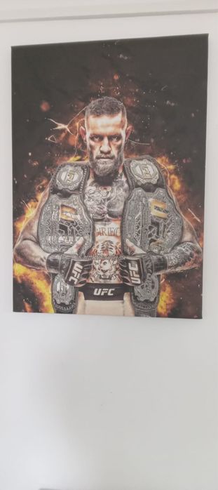 Картины с бойцами и футболистами