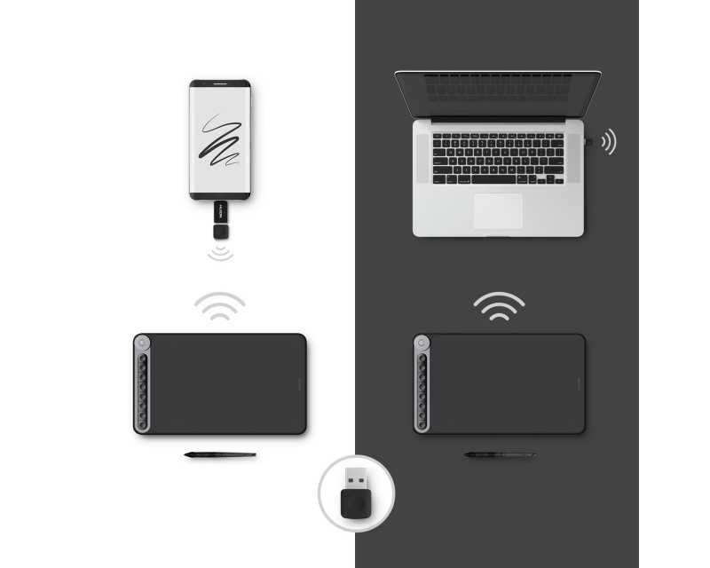 }Графический планшет Huion Q620M