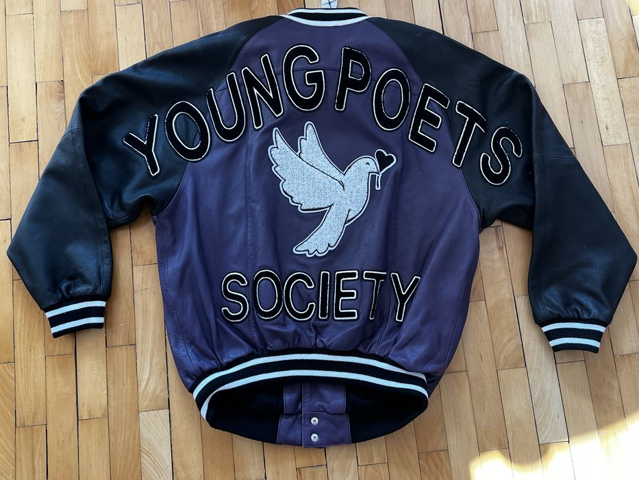 YPS Young Poеts Society Кожено Яке Овърсайз М
