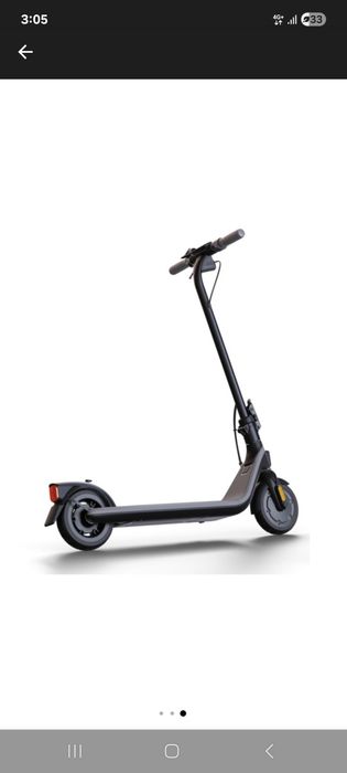 Trotineta Electrica Ninebot KickScooter E2 powered by Segway, autonomie max 25km, motor 250W, viteza maxima 20 Km/h, Roti 8.1 inch