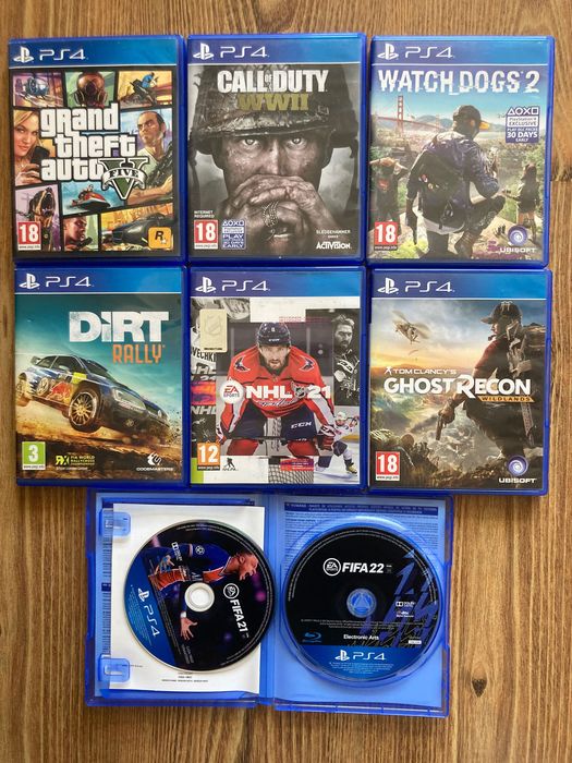 Play Station 4 Slim 500 GB cu 1 Controller, HDMI+ Jocuri
