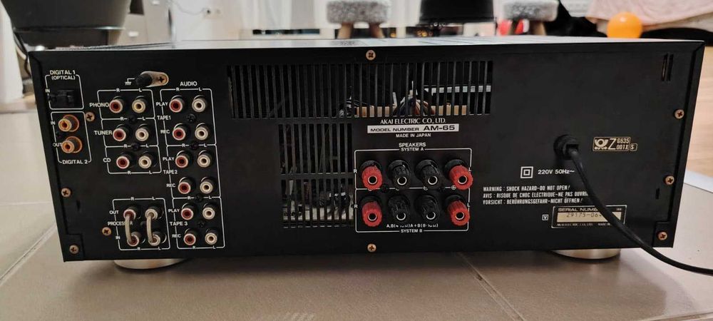 Amplificator Intrare Optică/Analogică Akai AM55 – Black Modificat