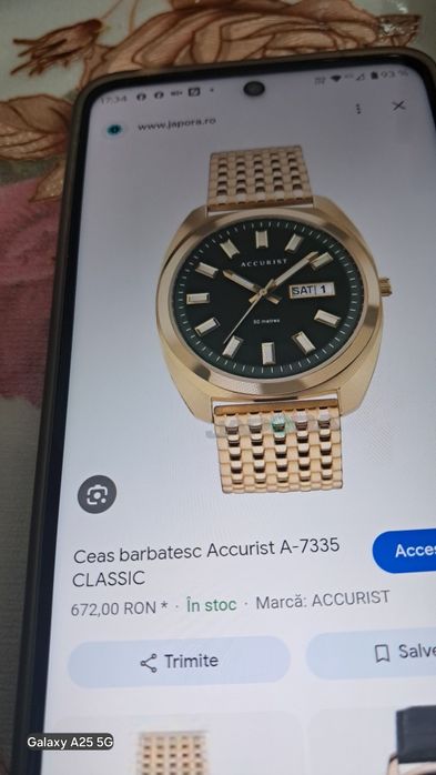 Vand ceas Accurist