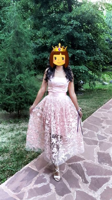 Вечернее нежное платье