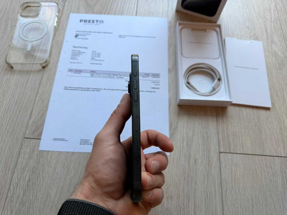 Iphone 15 Pro Max Back Titanium cu Factura