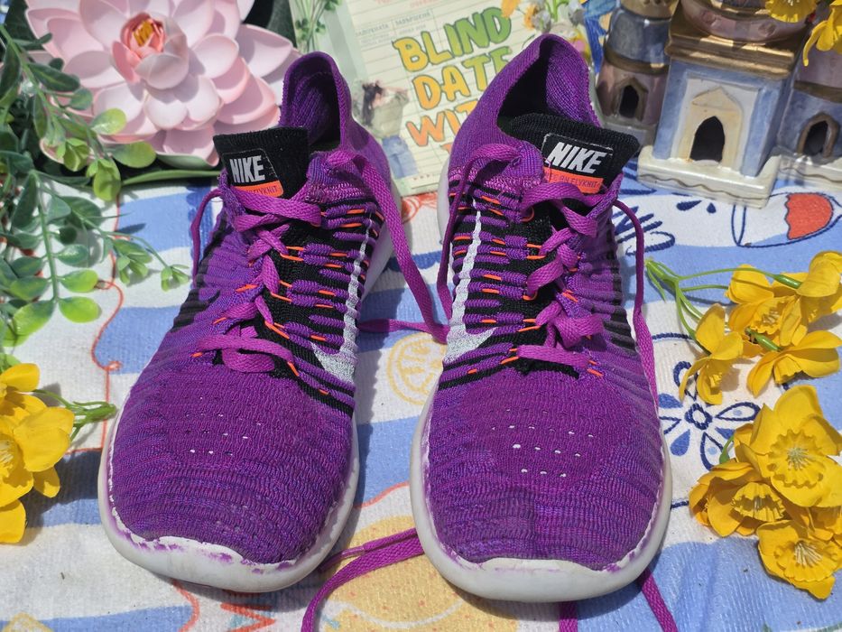 Nike Free Run лилави кецове