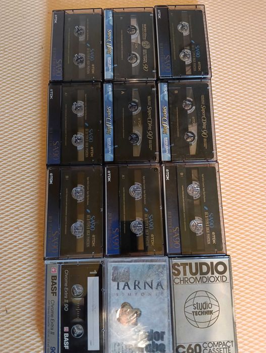 Casete CrO2, 9TDK, 1 BASF, 2 cadou