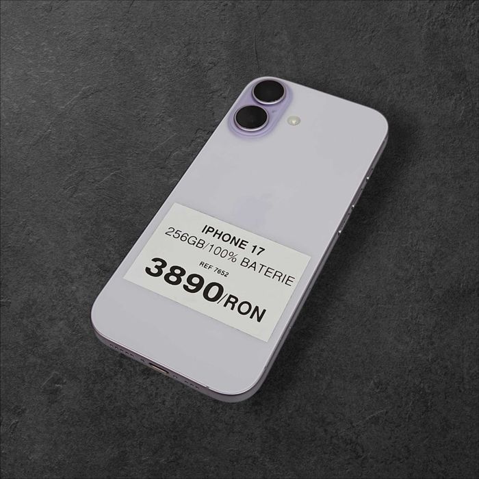 [7652] Apple Iphone 17 256GB 100% / Amanet Tulcea