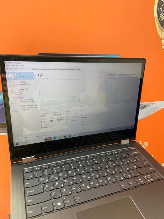 Ноутбук сенсорный Lenovo  AMD Ryzen 3-2 Oзу: 4GB