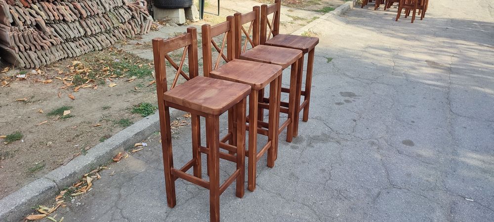 Бар столове с облегалка