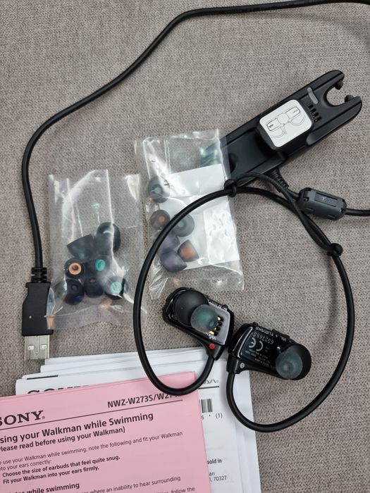 Căști sport înot Sony Walkmen