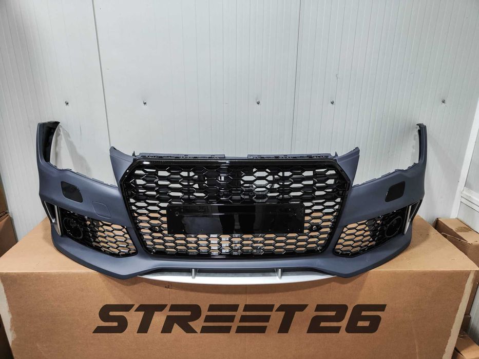 Bara fata RS Audi A7 4G (2010-2014) Cu grila RS7 negru lucios