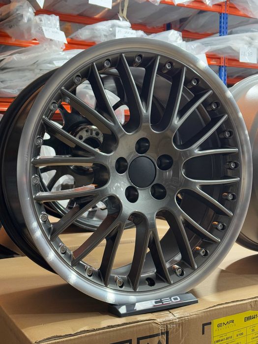 Jante Aliaj EMR Wheels E441 - 5x100 18 Palladium Lip BORA GOLF 4 POLO