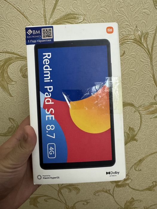 Redmi pad Se 8.7. 4/128 grey. Rasmda Bitta ikkita qirilgan joyi bor