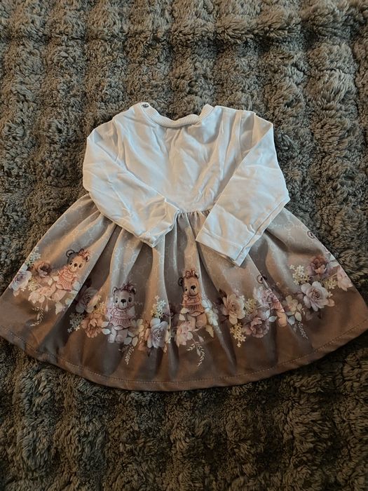 Бебешки коледни рокли 6м