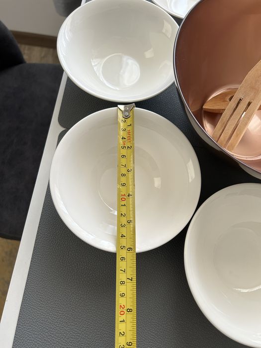 Купа за супа порцелан 6 бр + подарък купа за салата