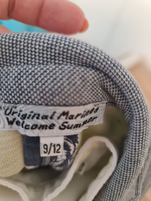 Бебешки костюм с риза Original Marines