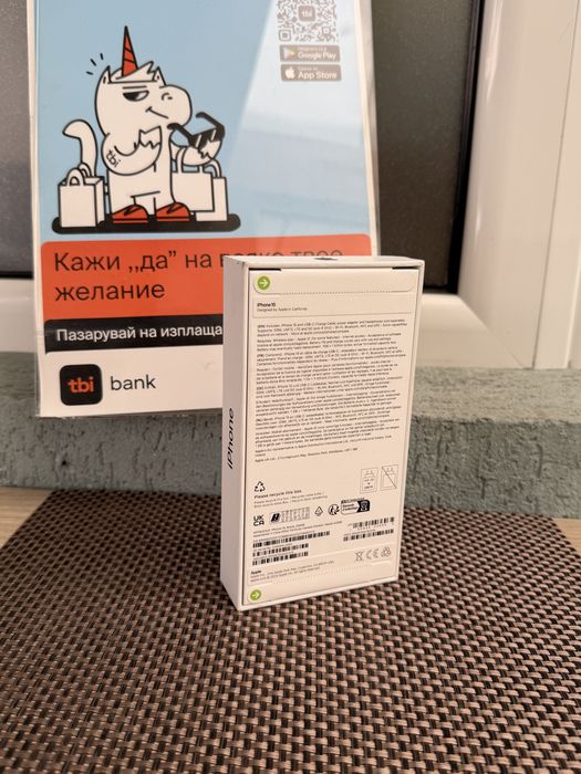 256GB•iphone 15 ЛИЗИНГ 22€/м айфон Black 15 Гаранция