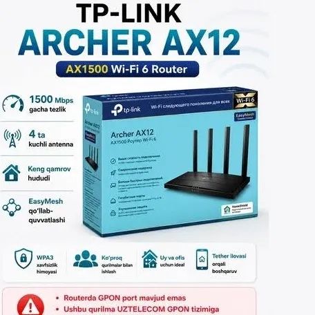 Router Tp-link archer c20, c24, c50, c54, c60, c64, c6, c80