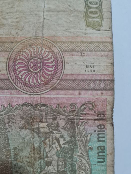 Bancnotă 1000 lei din 1993, serie limitată