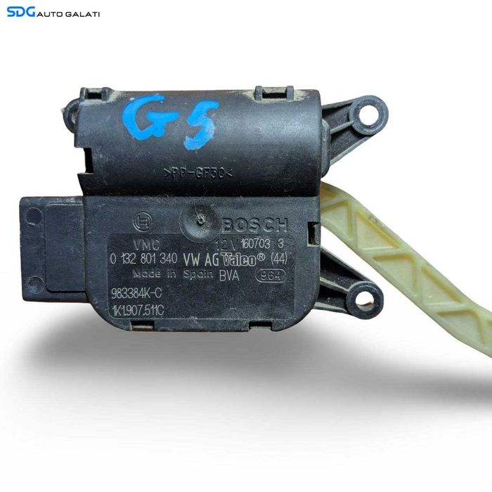 Motoras Reglaj Grila Clapeta Clapete Aeroterma Volkswagen Jetta 3 2005 - 2011 Cod 983384K 1K1907511C 0132801340 [L9066]
