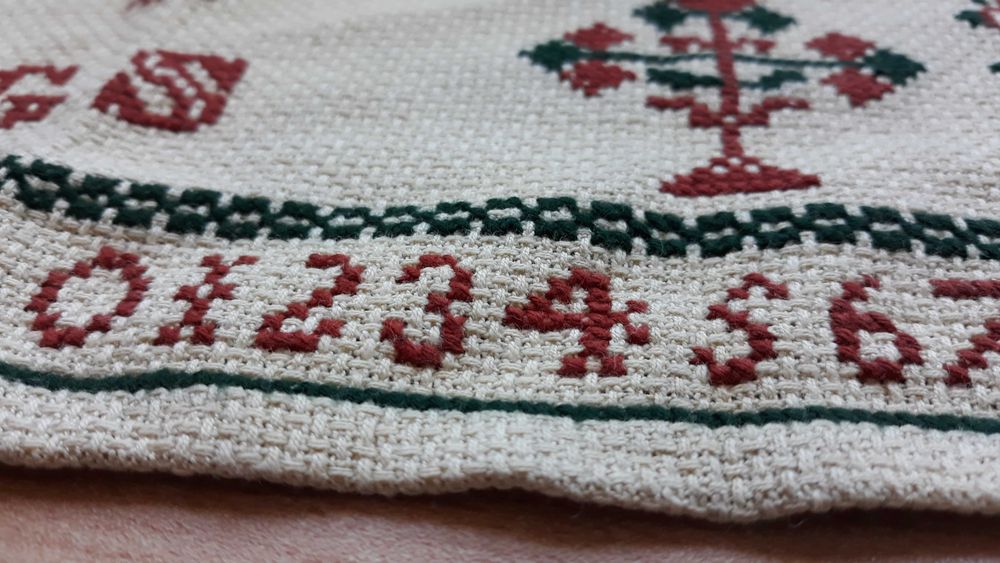 ръчно бродирана салфетка.1937