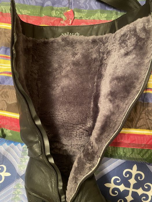 Продам сапоги кожаные