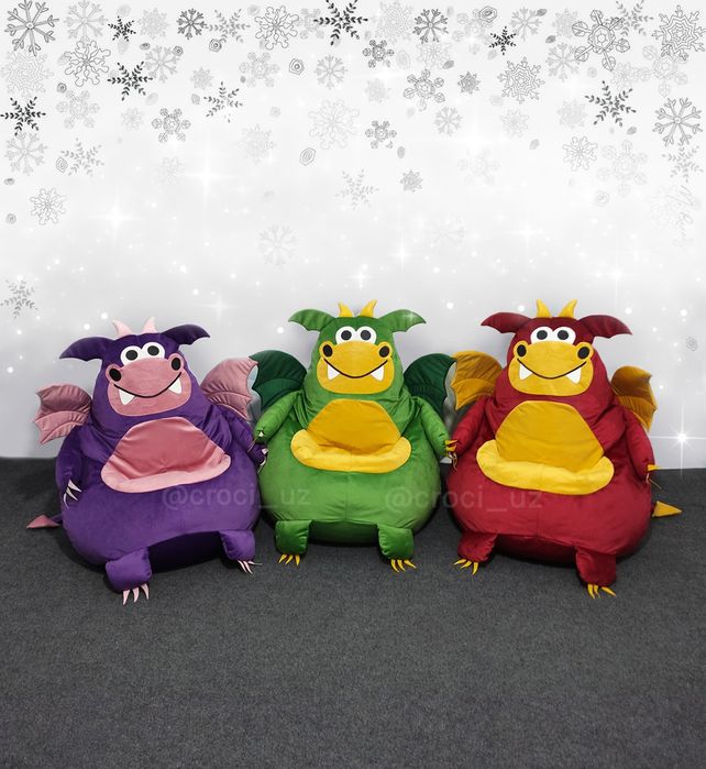 Детское бескаркасное кресло игрушка . Бин-бэг, бен-бег, кресло мешок.