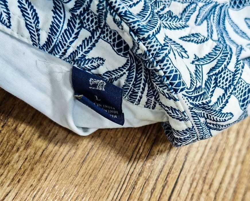 Scotch Soda Palm Оригинална мъжка риза с дълъг ръкав размер L